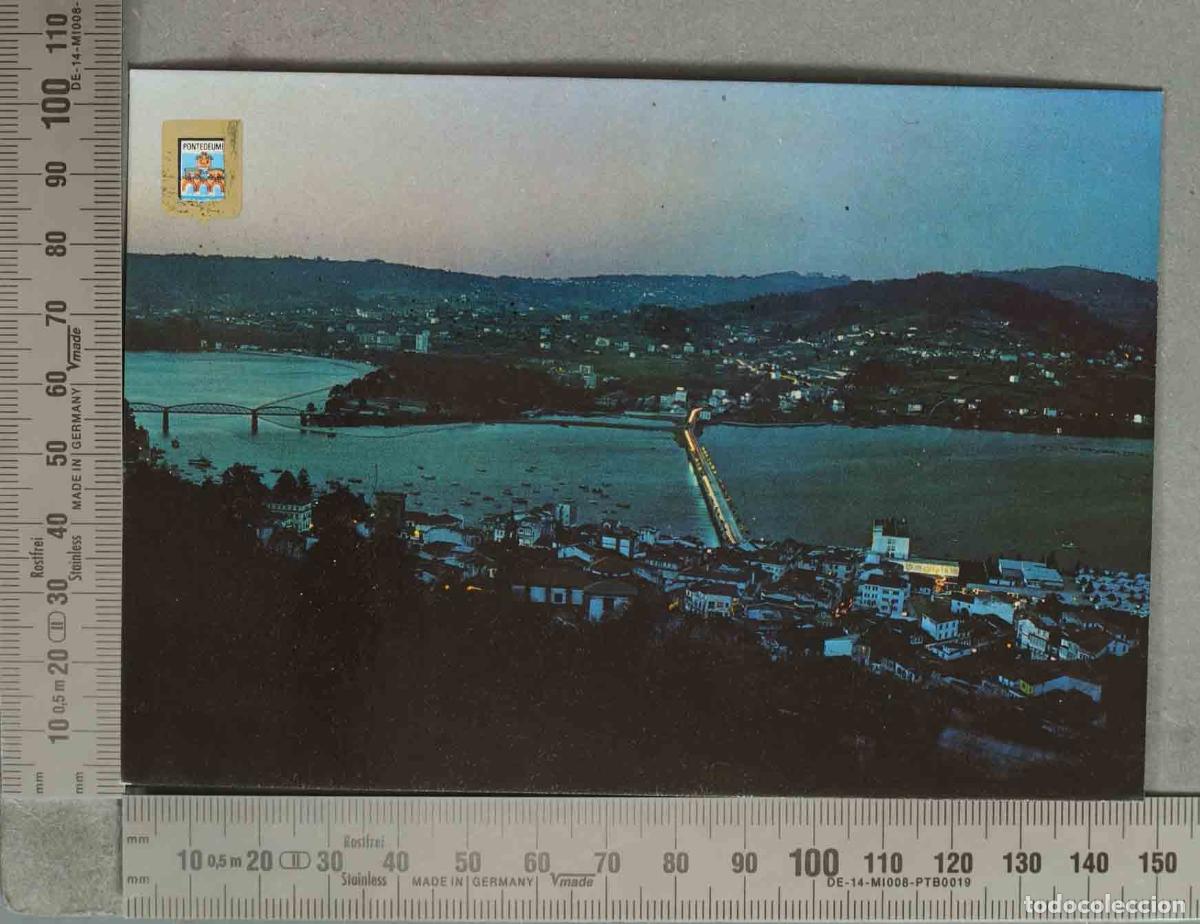 Postales: POSTAL. Pontedeume - Nocturno de la comarca eumesa -