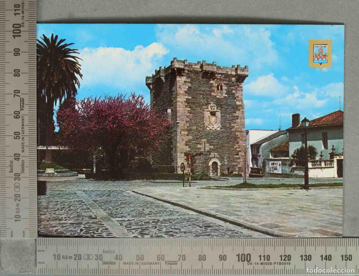 Postales: POSTAL. Torre del Homenaje del Palacio de los Andrade - Pontedeume