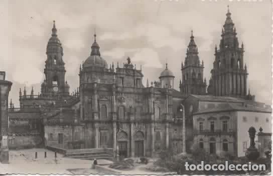 Postales: CORU&Ntilde;A ESCRITA SANTIAGO DE COMPOSTELA