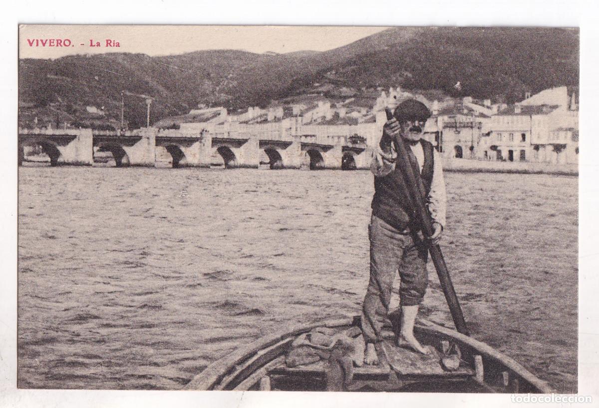 Postales: POSTAL. VIVERO. LA R&Iacute;A. VIVEIRO. LUGO