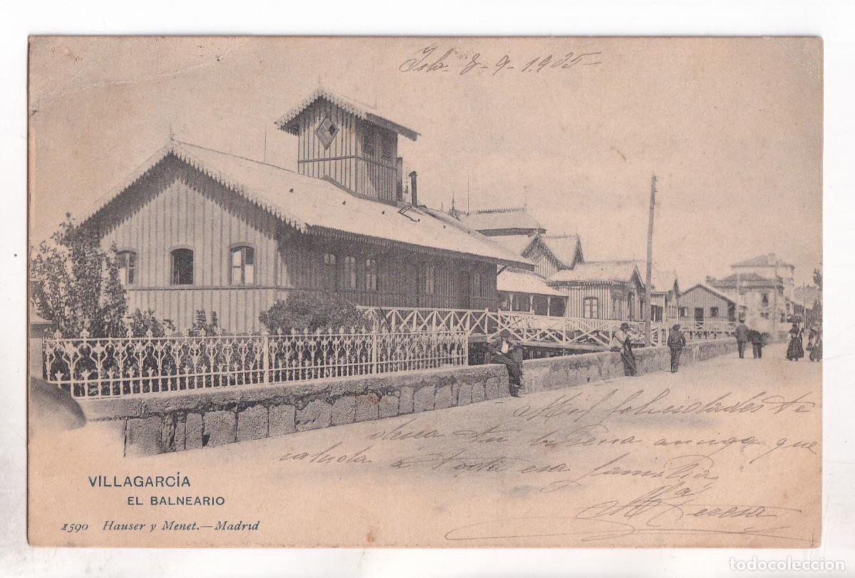 Postales: POSTAL. VILLAGARC&Iacute;A. EL BALNEARIO. VILAGARC&Iacute;A DE AROUSA. 1905. PONTEVEDRA. GALICIA