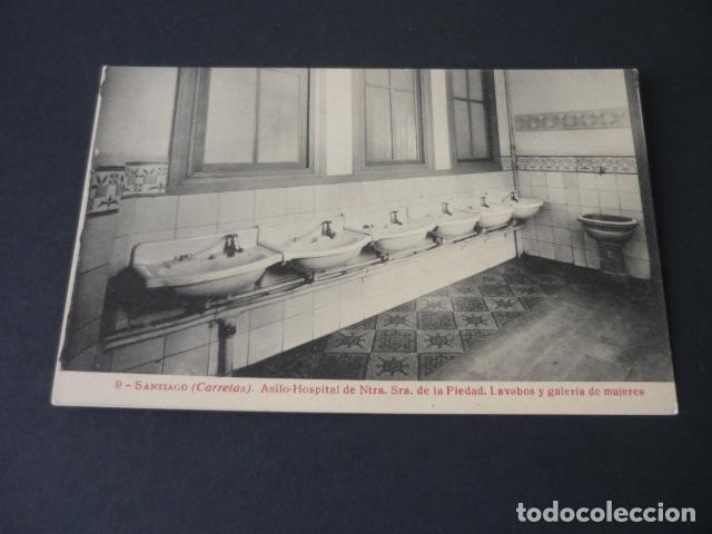 Postkarten: SANTIAGO DE COMPOSTELA CARRETAS ASILO HOSPITAL NUESTRA SE&Ntilde;ORA DE LA PIEDAD LAVABOS DE MUJERES
