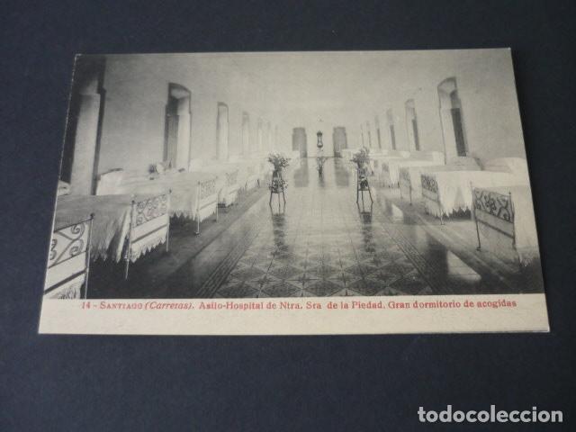 Postkarten: SANTIAGO DE COMPOSTELA CARRETAS ASILO HOSPITAL NUESTRA SE&Ntilde;ORA DE LA PIEDAD GRAN DORMITORIO ACOGIDAS
