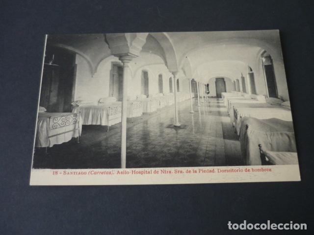 Postais: SANTIAGO DE COMPOSTELA CARRETAS ASILO HOSPITAL NUESTRA SE&Ntilde;ORA DE LA PIEDAD DORMITORIO DE HOMBRES