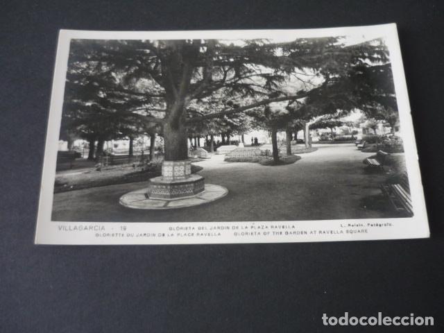 Postais: VILLAGARCIA DE AROSA PONTEVEDRA GLORIETA DEL JARDIN DE LA PLAZA RAVELLA