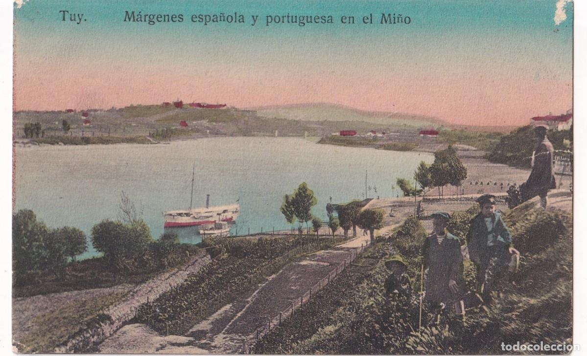 Cartes Postales: TUY (PONTEVEDRA) - MARGENES ESPA&Ntilde;OLA Y PORTUGUESA EN EL MI&Ntilde;O