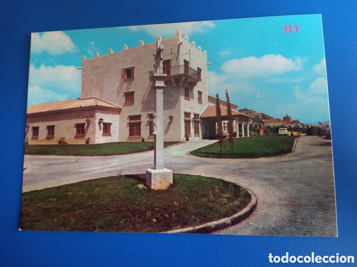 Postales: Antigua postal fotogr&aacute;fica, Tuy(Pontevedra) Parador Nacional San Telmo