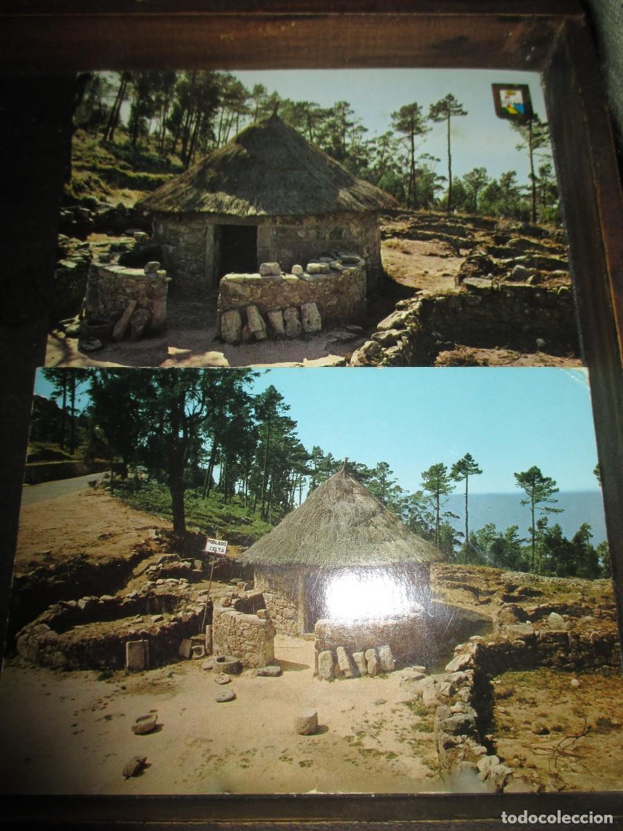 Postales: 783- Lote de 2 fant&aacute;sticas tarjetas postales vintage de la ic&oacute;nica Citania y Poblado Celta del Monte