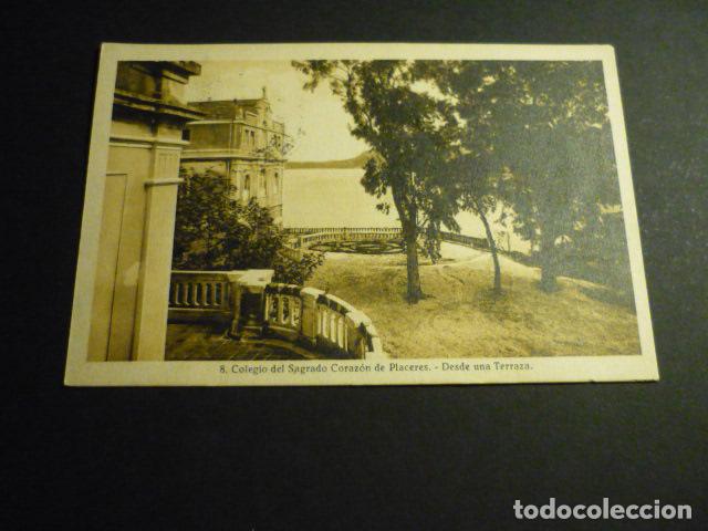 Postais: PONTEVEDRA COLEGIO DEL SAGRADO CORAZON DE PLACERES DESDE UNA TERRAZA
