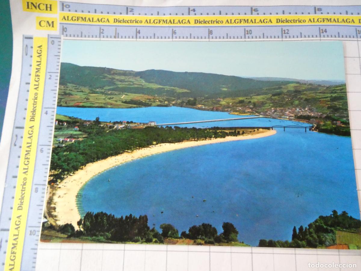 Postales: POSTAL DE LA CORU&Ntilde;A. A&Ntilde;O 1966. PUENTEDEUME VISTA AEREA 587 ALARDE. 3655