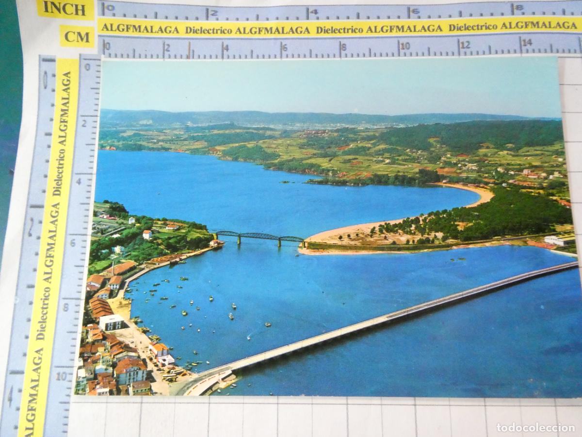 Postales: POSTAL DE LA CORU&Ntilde;A. A&Ntilde;O 1966. PUENTEDEUME VISTA AEREA 588 ALARDE. 3670