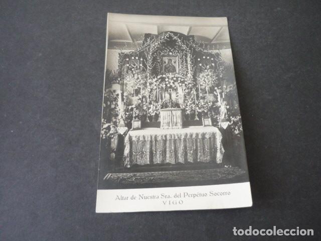 Postais: VIGO PONTEVEDRA ALTAR DE NUESTRA SE&Ntilde;ORA DEL PERPETUO SOCORRO