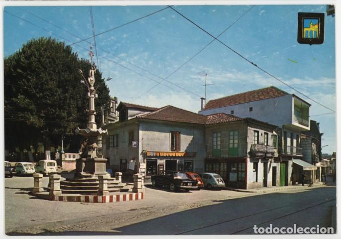 Postales: em04713 pontevedra iglesia de la peregrina 1963 campa&ntilde;a n&ordm;9718 sc seat 600 1500 renault 4