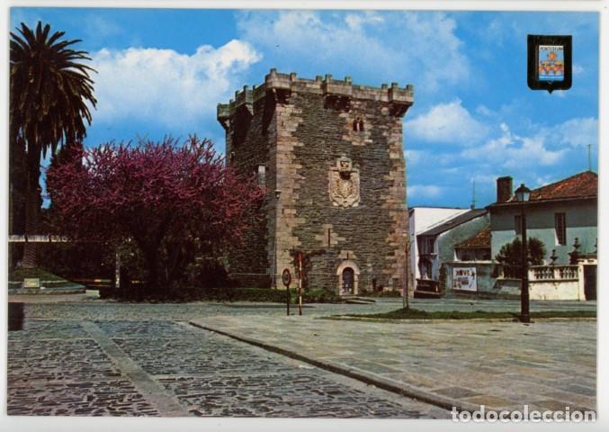 Postales: em04717 pontedeume torre del homenaje del palacio de los andrade fisa n&ordm;6 sc