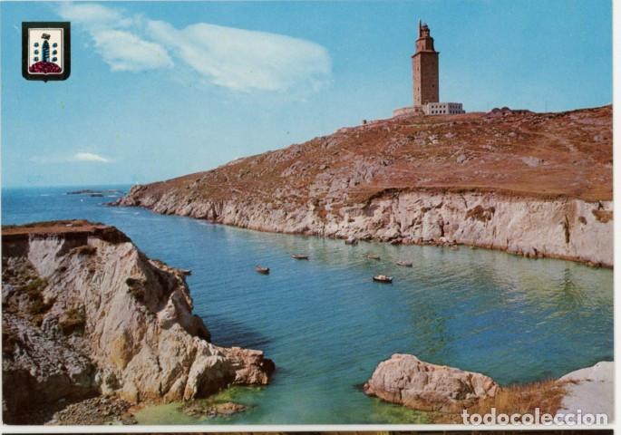 Postales: em04719 la coru&ntilde;a la torre de hercules 1963 fisa n&ordm;6 sc