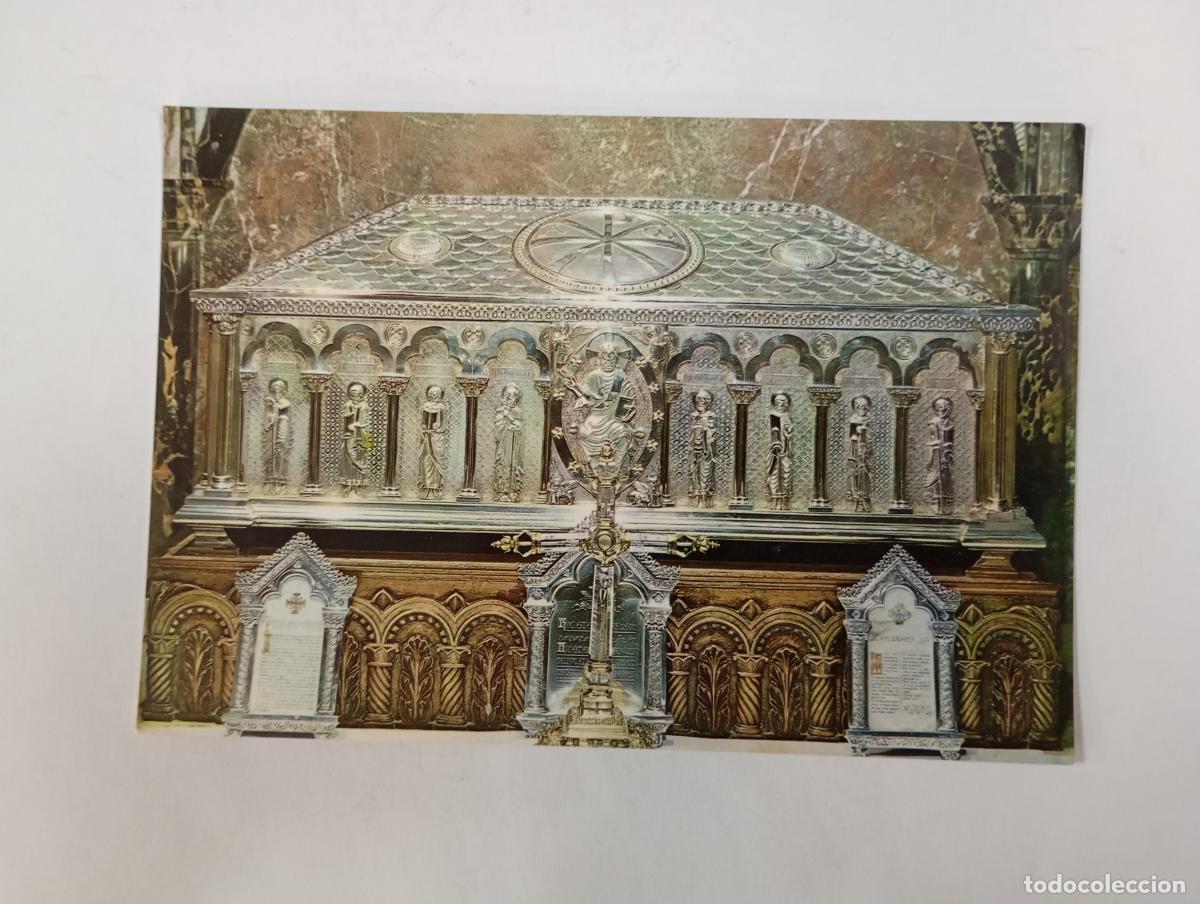 Cartes Postales: POSTAL DE SANTIAGO DE COMPOSTELA. ARCA DE PLATA CON RELIQUIA DEL AP&Oacute;STOL. TDKP29S