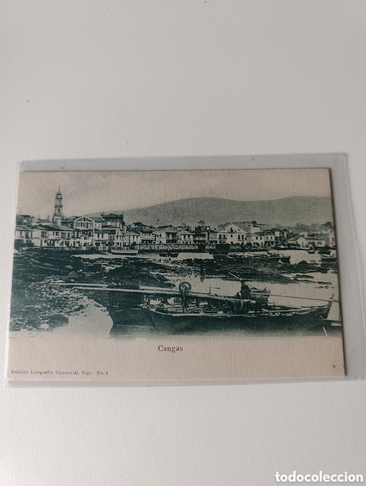Postcards: Postal Cangas Ed. Litograf&iacute;a comercial Vigo 4