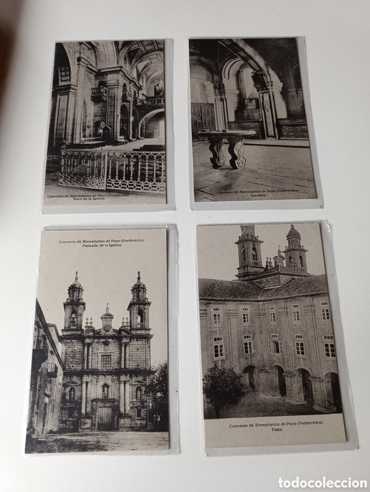 Cartes Postales: Lote 9 postales Convento Mercedarios Poyo - Heliotipia de Kallmeyer y Gautier