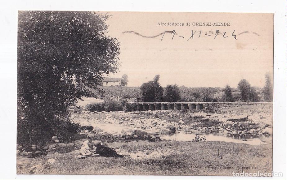 Postales: POSTAL. ALREDEDORES DE ORENSE. MENDE. OURENSE. GALICIA. CIRCULADA EN 1924