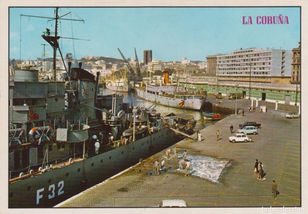 Postales: POSTAL A CORU&Ntilde;A. PUERTO. EDICIONES PAR&Iacute;S