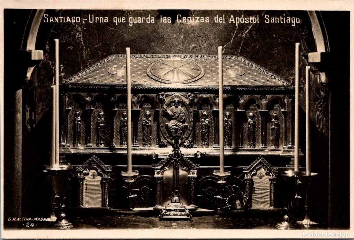 Postales: Santiago - Urna que guarda la Cenizas del Ap&oacute;stol Santiago - Alsina 24 - 134x90mm