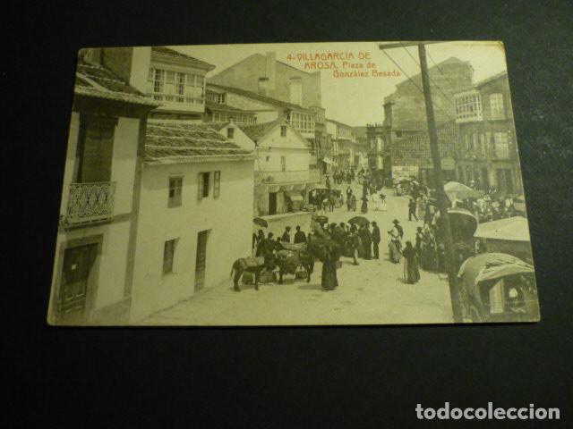 Postales: VILLAGARCIA DE AROSA PONTEVEDRA PLAZA DE GONZALEZ BESADA