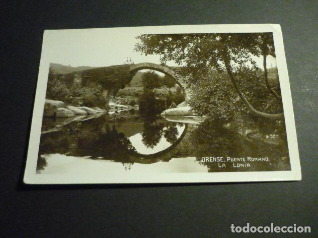 Postales: ORENSE PUENTE ROMANO LA LONJA - Foto 1