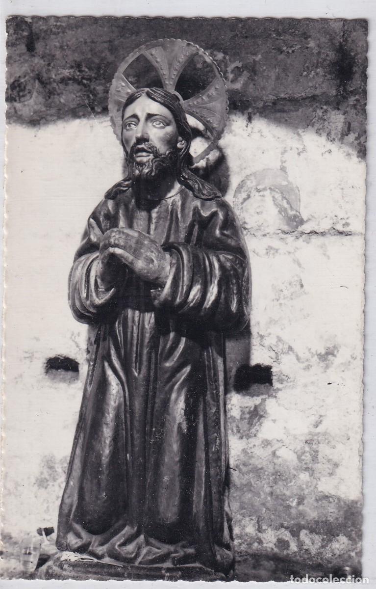 Postales: Santiago de Compostela. 61. Imagen del Siglo XV. Circulada A&ntilde;os 50