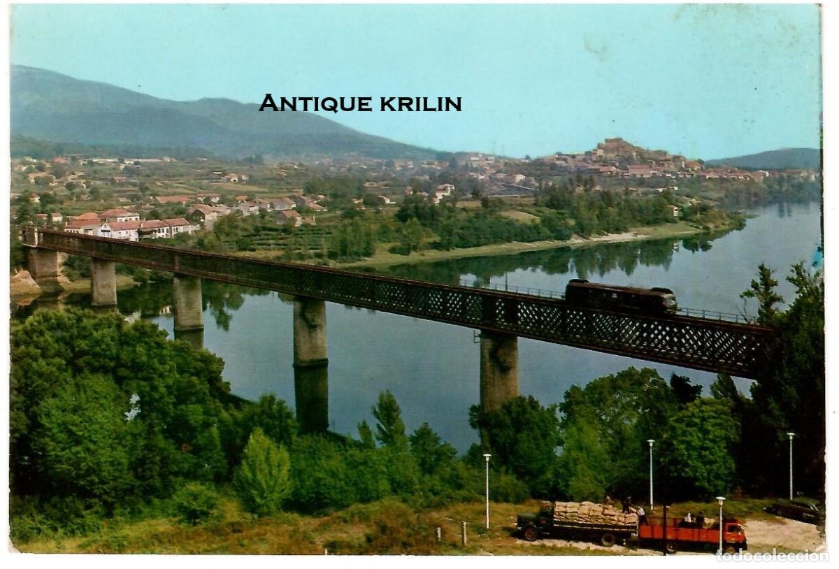 Postales: TUY N&ordm; 5 PUENTE INTERNACIONAL DESDE PORTUGAL / EDICIONES ALARDE / SIN FRANQUEAR