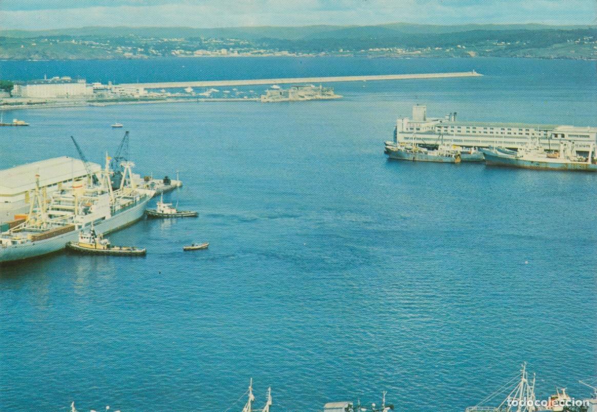 Postales: POSTAL A CORU&Ntilde;A. ENTRADA DE LA BAH&Iacute;A. EDICIONES PAR&Iacute;S