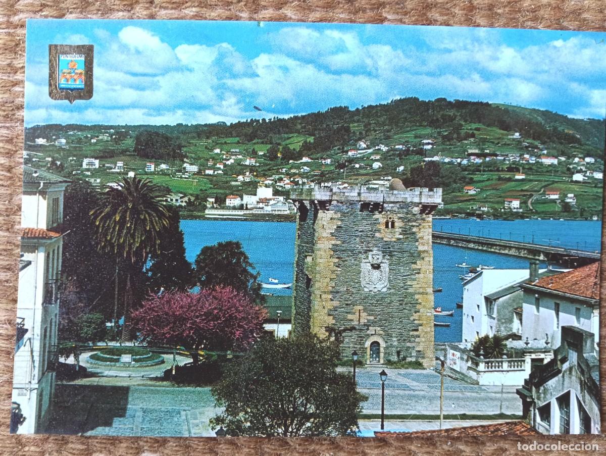 Postales: PONTEDEUME - LA CORU&Ntilde;A - TORREon y ria eumesa - ed. dominguez