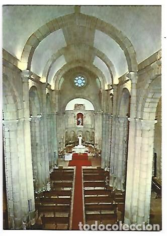 Postales: COLEGIATA DE SAR. NAVE CENTRAL.- SANTIAGO DE COMPOSTELA
