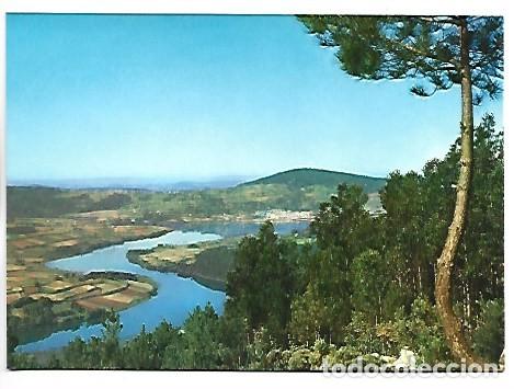 Postales: VISTA PARCIAL Y RIO EUME.- PUENTEDEUME / CORU&Ntilde;A