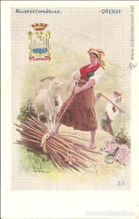 Postales: ORENSE, MUJERES ESPA&Ntilde;OLAS. ED. CALLEJA N&ordm; 133 - SIN CIRCULAR - SIN DIVIDIR