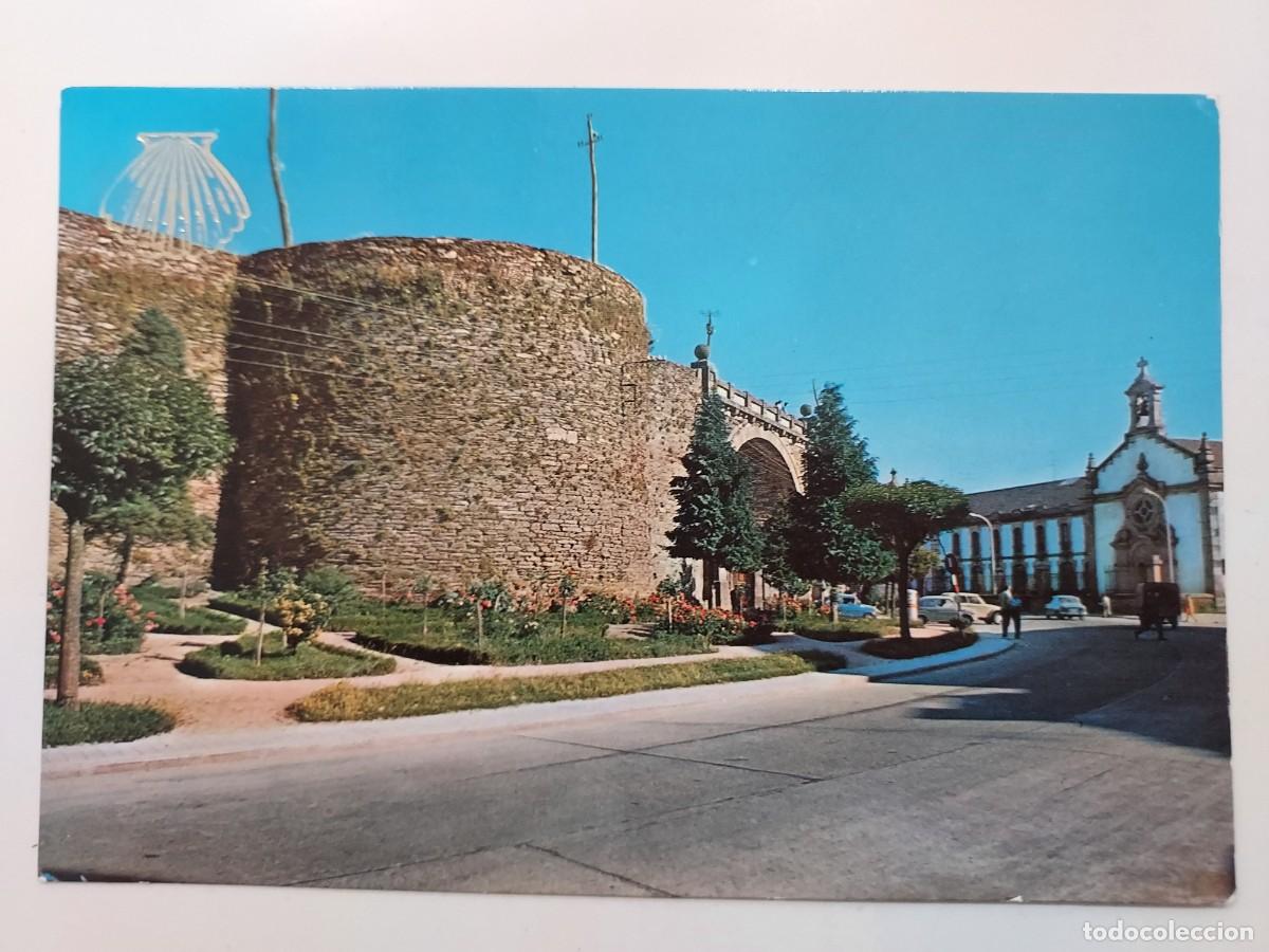 Postales: POSTAL LUGO MURALLAS PUERTA DEL OBISPO ODOARIO. 1965. SIN CIRCULAR