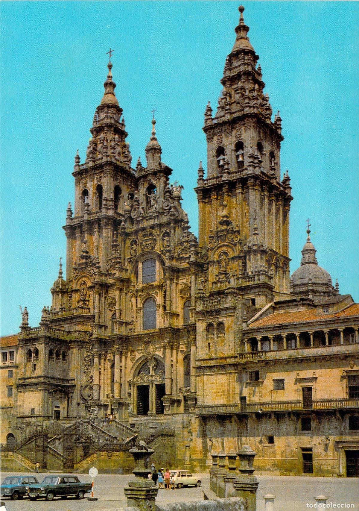 Postales: Postal Catedral de Santiago de Compostela, Fachada del Obradoiro