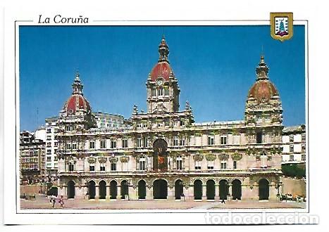 Postales: AYUNTAMIENTO - TOWN HALL.- LA CORU&Ntilde;A