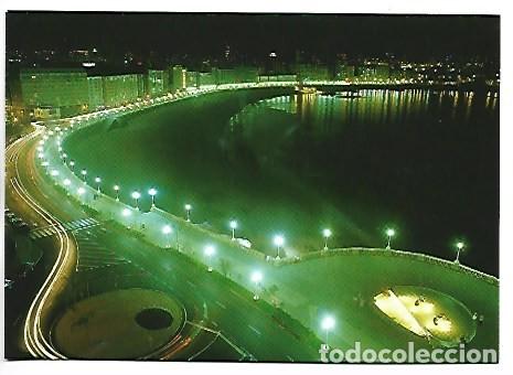 Postales: PASEO MARITIMO ORZAN. RIAZOR.- LA CORU&Ntilde;A
