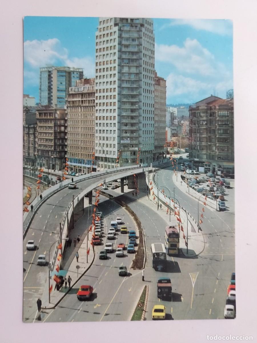 Postales: POSTAL LA CORU&Ntilde;A VIADUCTO DE LINARES RIVAS. 1971. SIN CIRCULAR. FAMA 3265