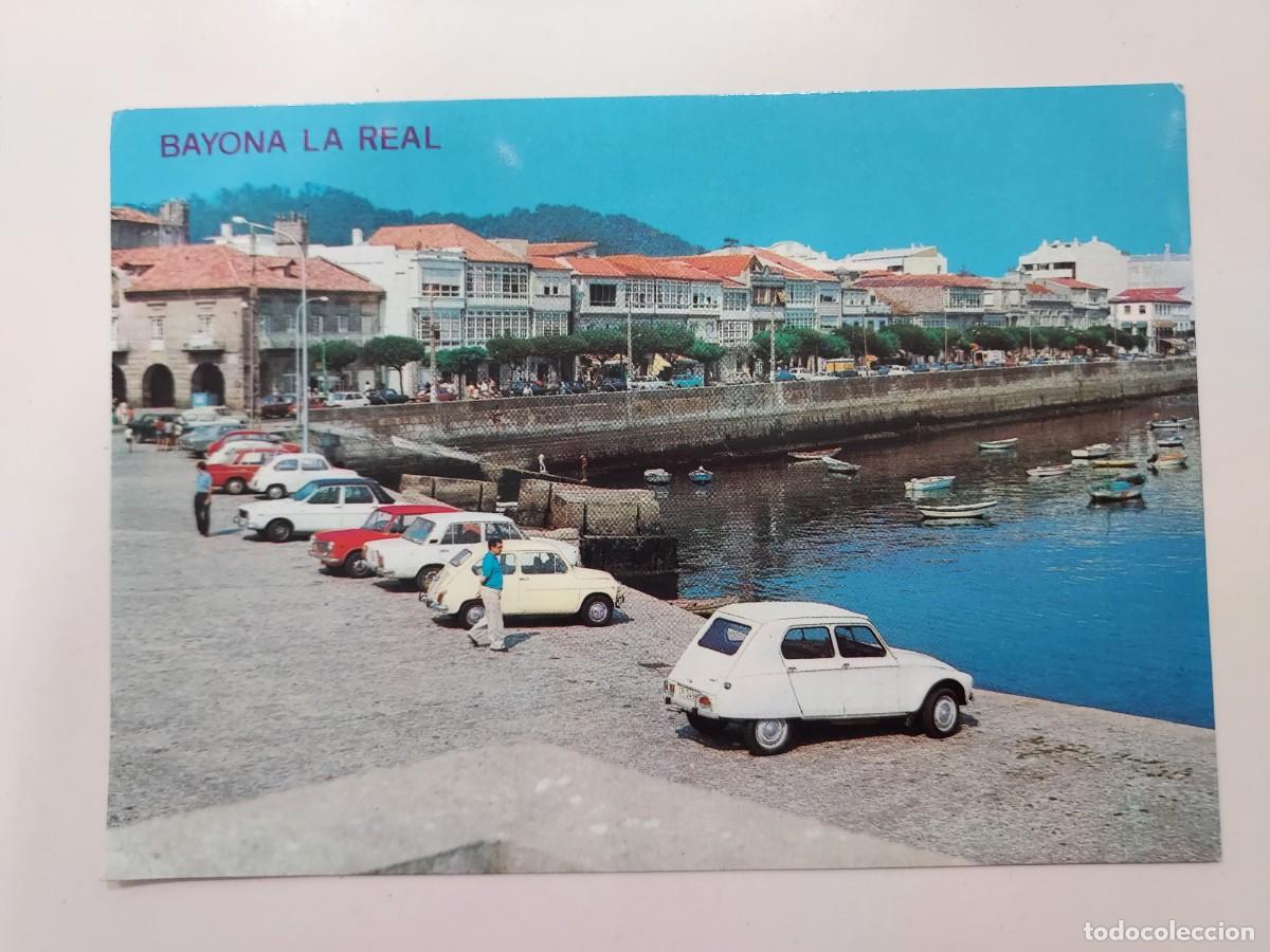 Postales: POSTAL BAYONA LA REAL PASEO DE ELDUAYEN. 1974. SIN CIRCULAR. PONTEVEDRA. DYANE 6