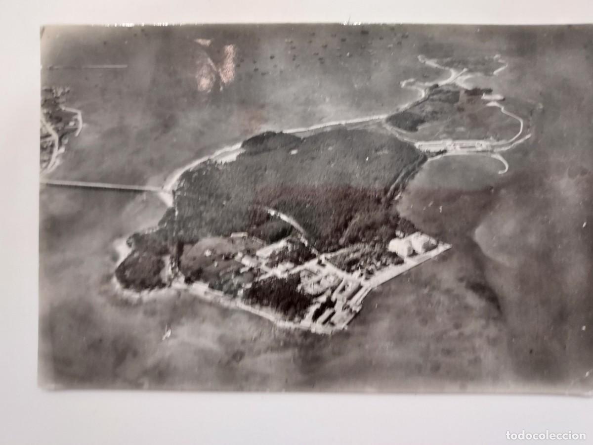 Postales: POSTAL ISLA DE LA TOJA VISTA AEREA. 1962. CIRCULADA. PONTEVEDRA. 13147 PAISAJES ESPA&Ntilde;OLES