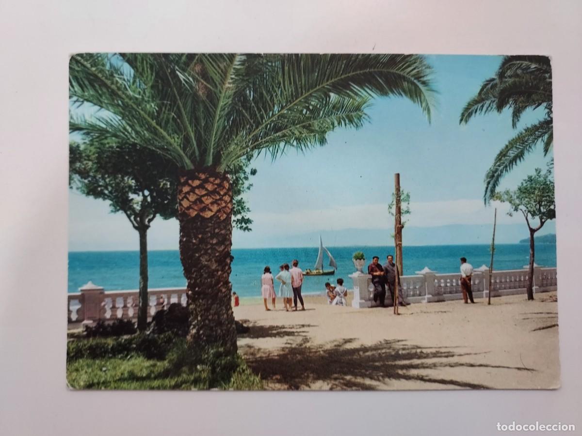 Postales: POSTAL VILLAGARCIA DE AROSA PARQUE Y PLAYA DE COMPOSTELA. 1964. ESCRITA. PONTEVEDRA