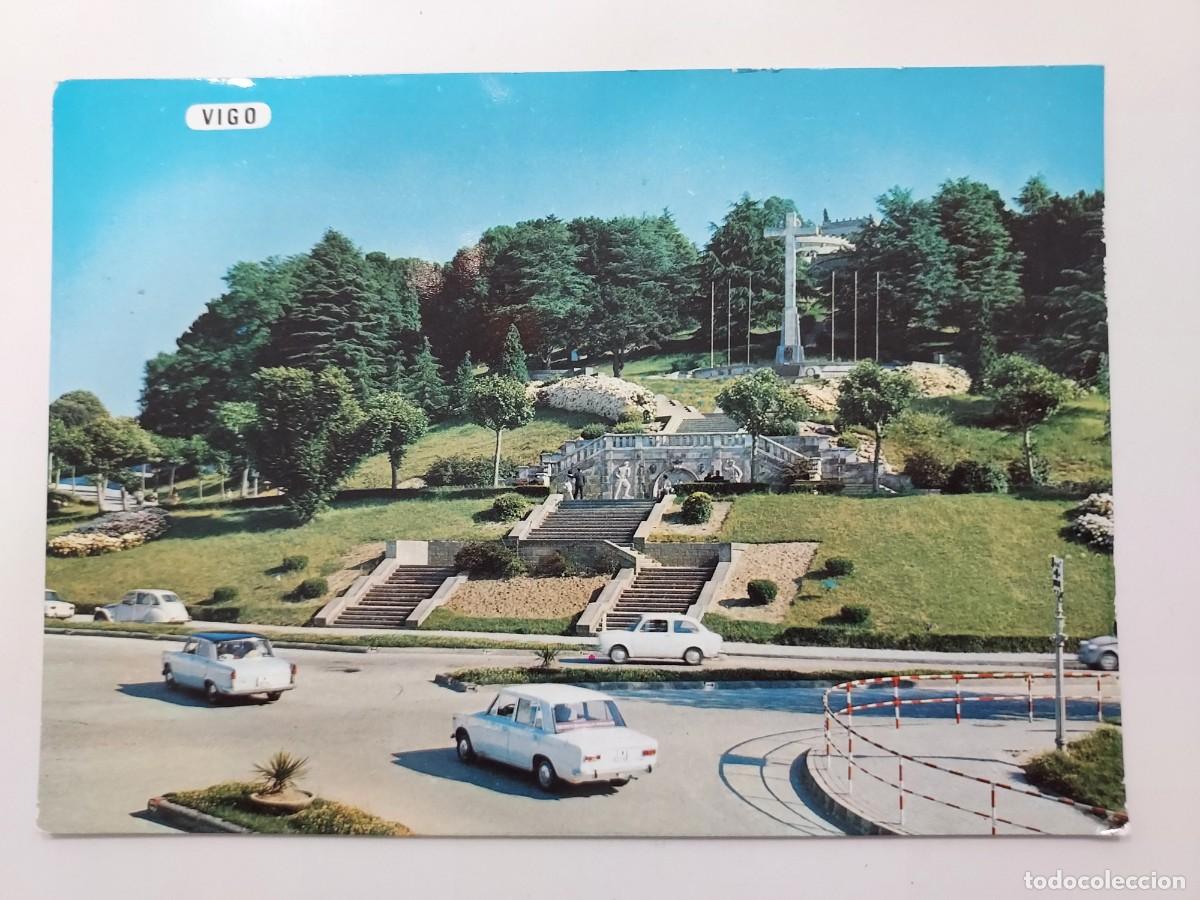 Postales: POSTAL VIGO EL CASTRO MONUMENTO A LOS CAIDOS. 1972. SIN CIRCULAR. PONTEVEDRA