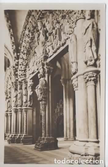 Postales: CORU&Ntilde;A SANTIAGO DE COMPOSTELA SIN ESCRIBIR PORTICO DE LA GLORIA
