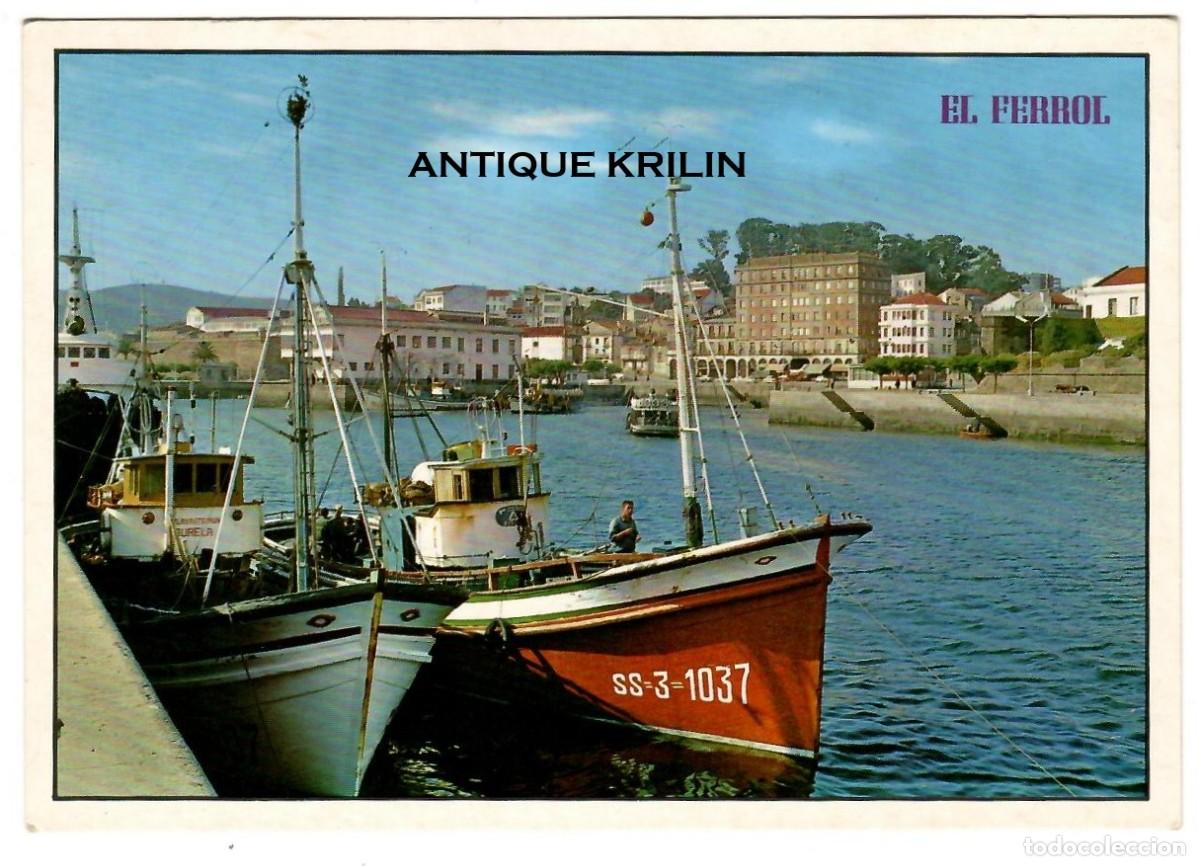 Postales: EL FERROL N&ordm; 535 MUELLE CONCEPCION ARENAL / EDICIONES PARIS / FRANQUEADA