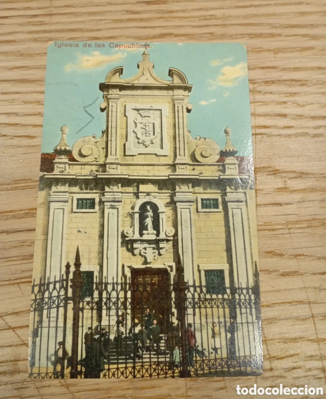 Postales: LA CORU&Ntilde;A - IGLESIA DE LAS CAPUCHINAS - SELLARIM - Foto 1