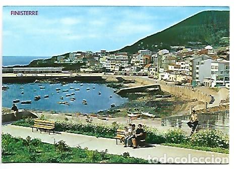 Postales: JARDINES DEL AYUNTAMIENTO Y PUERTO.- FINISTERRE / LA CORU&Ntilde;A