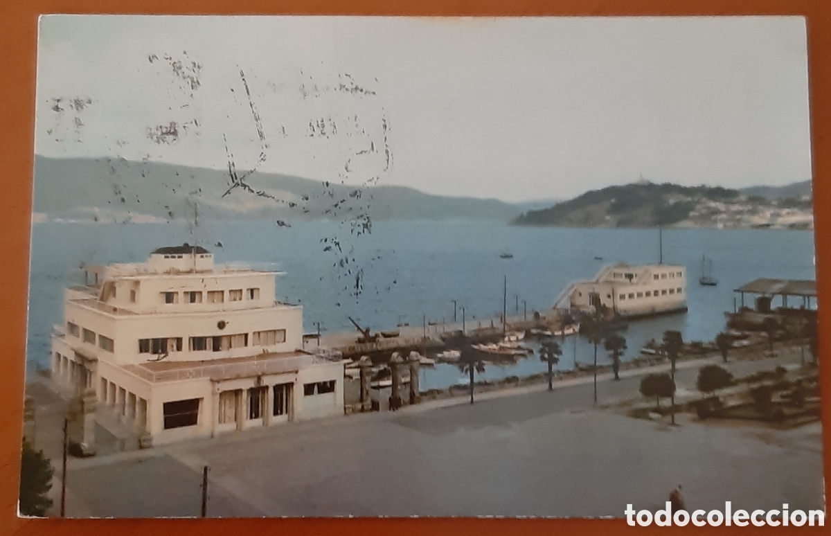 Postales: Postal Vigo. Real Club Nautico. Escrita y matasellada. R10143