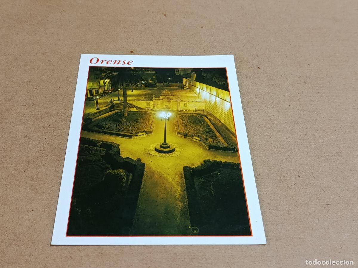 Postales: ORENSE - POSTAL FUENTE DE LAS BURGAS - NOCTURNA