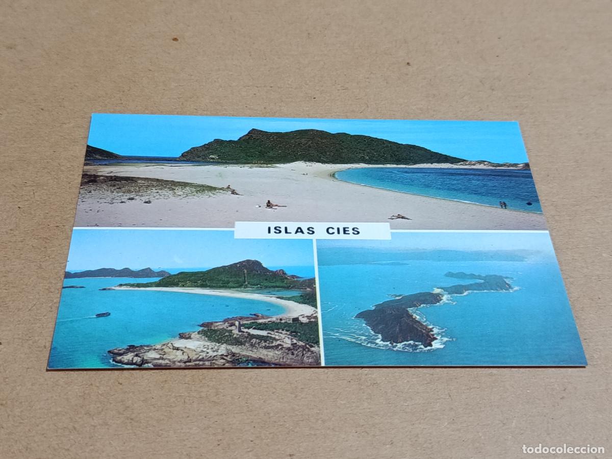 Postales: PONTEVEDRA - POSTAL ISLAS CIES - R&Iacute;A DE VIGO
